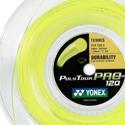 Corda para Raquete de Tênis Yonex Polytour Pro 17L 1.20 - 200 metros - Foto 2