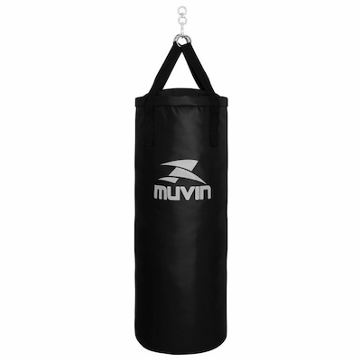 Saco de Pancada Vazio Muvin com Mosquetão e Girador - 110cm x 40cm - Foto 2
