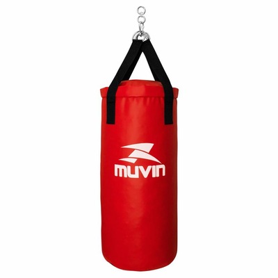 Saco de Pancada Vazio Muvin com Mosquetão e Girador - 70cm x 30cm - Foto 2