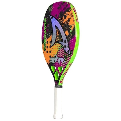 Raquete de Beach Tennis Shark Predator Modelo 2022 - Adulto - Foto 2