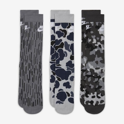 Kit de Meias Cano Alto Nike Everyday Essential - Adulto - 3 Pares - Foto 2