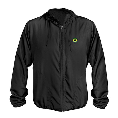 Jaqueta Corta Vento Web Surf Shop Brasil Light WSS Plus Size - Masculina - Foto 1