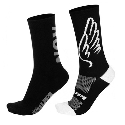 Kit Meia de Corrida Hupi Run e Asas com 2 Pares - 36 ao 42 - Adulto - Foto 1