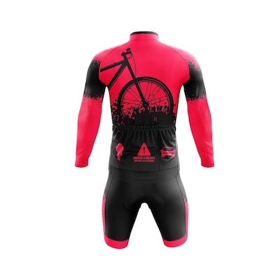 Conjunto GPX de Ciclismo: Bermuda + Camisa Manga Longa Bike - Feminino - Foto 2