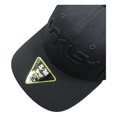 Boné Aba Curva Oakley 6 Panel Stretch Hat Embossed - Fechado - Adulto - Foto 2