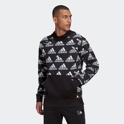 Blusão de Moletom com Capuz adidas Moletinho Essentials Brandlove - Masculino - Foto 2
