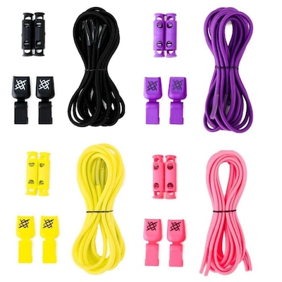 Kit Cadarços Elásticos HUPI Laces com 04 Pares - Foto 1