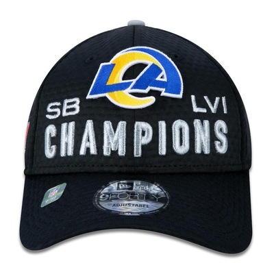 Boné Aba Curva New Era 9Forty Los Angeles Rams Super Bowl LVI Champions - Snapback - Adulto - Foto 2
