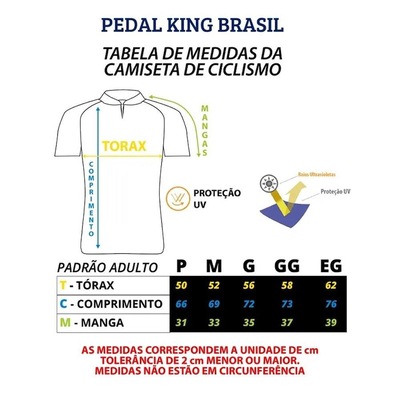 Camisa de Ciclismo King Brasil Com Bolsos Pedal 06 - Masculina - Foto 4