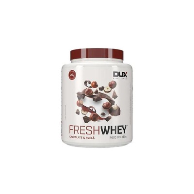 Fresh Whey 3W Isolado Dux Nutrition Concentrado Nutri Hidrolisado - Chocolate Belga e Avelã - 450g - Foto 1