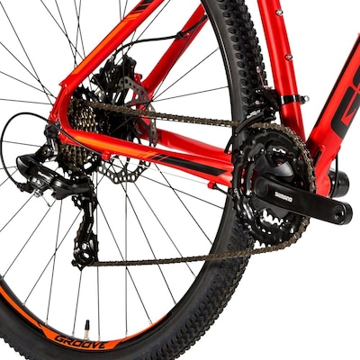 Bicicleta Groove Hype 30 Quadro 19 HD - Aro 29 - Freio a Disco - 21v - Adulto - Foto 5