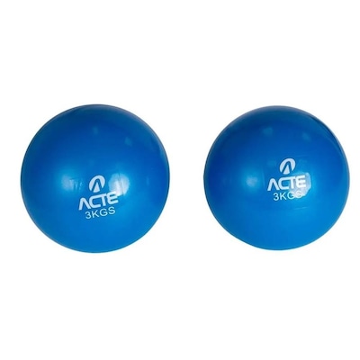 Bolas Tonificadoras Acte Sports T57 - 3Kg - Par - Foto 2