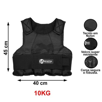 Colete de Peso para Treino Iniciativa Fitness - 10Kg - Foto 6