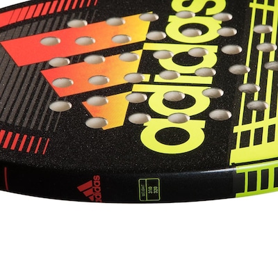 Raquete Beach Tennis Adidas RX 3.1 H38 Laranja/Verde + Capa - Foto 4