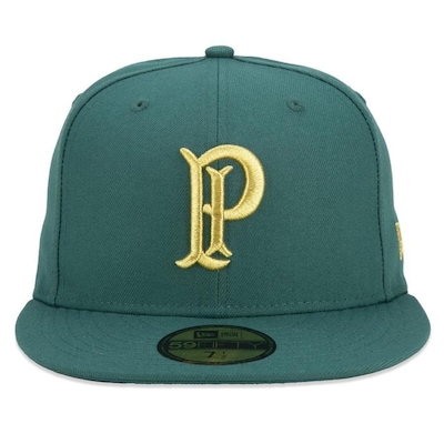 Boné Aba Reta New Era 59Fifty Futebol Palmeiras - Fitted - Adulto - Foto 2