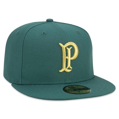 Boné Aba Reta New Era 59Fifty Futebol Palmeiras - Fitted - Adulto - Foto 3