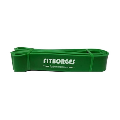 Faixa Elástica Iniciativa Fitness Fit Borges Super Band - Tensão Extra Forte - 44mm - Foto 1