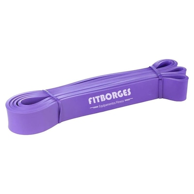 Faixa Elástica Iniciativa Fitness Fit Borges Super Band - Tensão Forte - 32mm - Foto 1
