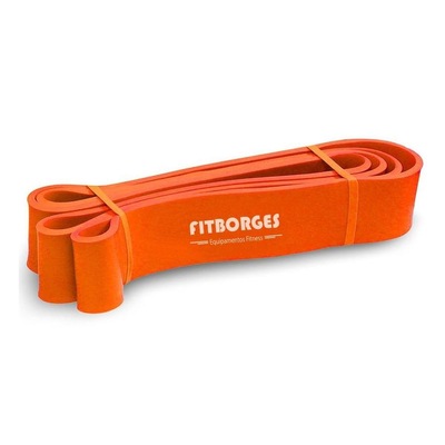Faixa Elástica Iniciativa Fitness Fit Borges Super Band - Tensão Médio - 21mm - Foto 1