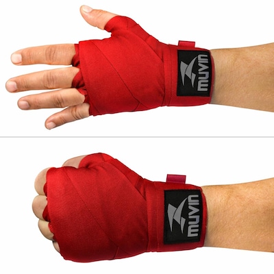 Kit Muvin Bandagem Elástica Boxe Muay Thai - 3 Metros - 5 Pares - Foto 5