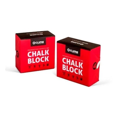 Kit de Carbonato de Magnésio Chalk Block 4Climb - 56g - 2 Unidades - Foto 1