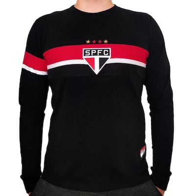 Camisa do São Paulo Retro Goleiro 2005 Manga Longa Oficial RetrôMania - Masculino - Foto 1
