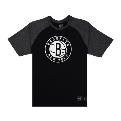 Camiseta NBA Raglan Brooklyn Nets - Masculina - Foto 1