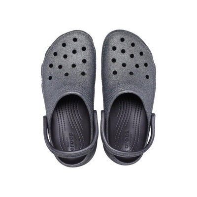 Sandália Crocs Classic Platform Glitter ii Clog Black - Adulto - Foto 5