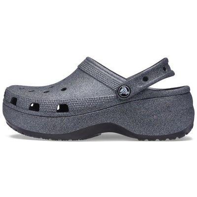 Sandália Crocs Classic Platform Glitter ii Clog Black - Adulto - Foto 1
