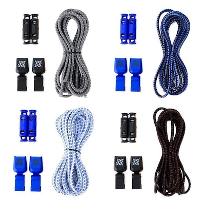 Kit Cadarços Elásticos HUPI Laces com 04 Pares - Foto 1