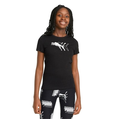 Camiseta Puma Power Graphic 846927-01 - Infantil - Foto 3