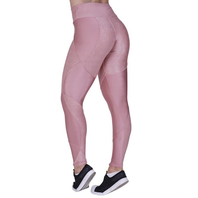 Calça Legging Orbis Fitness Recortes Cirre Relevo - Feminina - Foto 3
