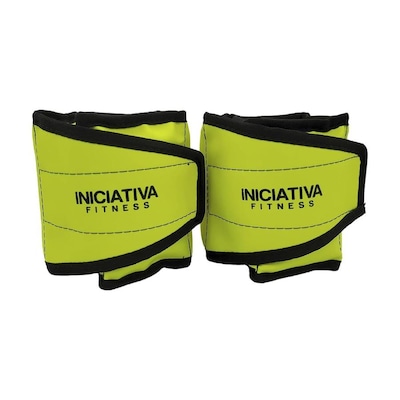 Caneleira de Peso Iniciativa Fitness Neon - 6Kg - Par - Foto 2