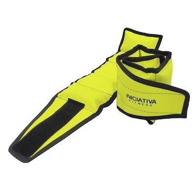 Caneleira de Peso Iniciativa Fitness Neon - 6Kg - Par - Foto 1