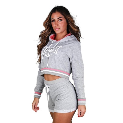 Blusão de Moletom Cropped Everlast - Feminino - Foto 2
