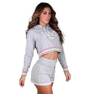 Blusão de Moletom Cropped Everlast - Feminino - Foto 3