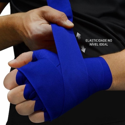 Kit de Bandagem Elástica Muvin - 5m - 5 Pares - Foto 3