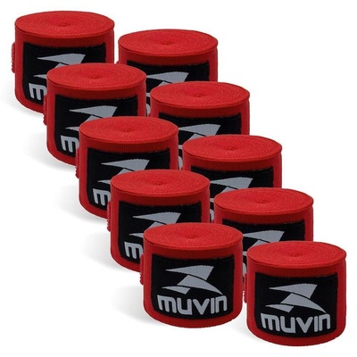 Kit de Bandagem Elástica Muvin - 5m - 5 Pares - Foto 1