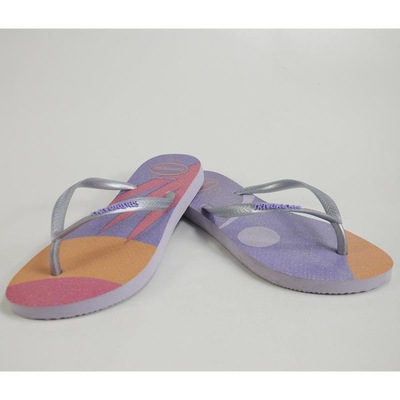 Chinelo Havaianas Slim Palette Glow Glitter Verão - Feminino - Foto 2