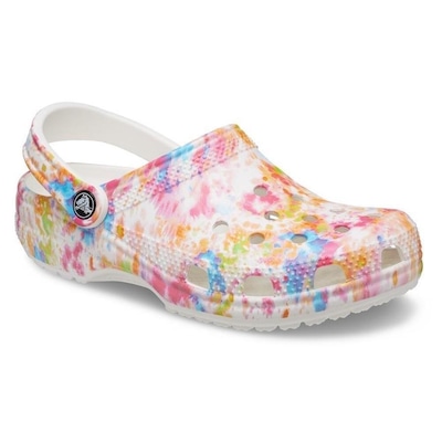 Crocs Classic Tie Dye Graphic Clog - Adulto - Foto 3