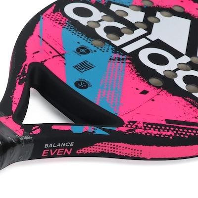 Raquete de Beach Tennis adidas BT 3.0 Preta Azul e Rosa - Foto 3