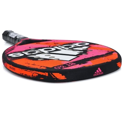 Raquete de Beach Tennis adidas BT 3.0 Preta Vermelha e Rosa - Foto 5