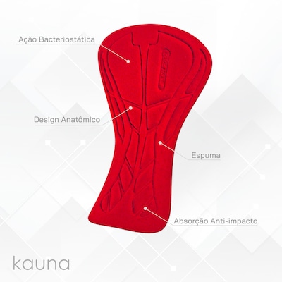 Bermuda de Triathlon Kauna Elite Pixel Proteção UV50+ - - Foto 5