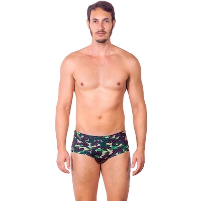 Sunga Kauna Camuflagem Militar Proteção UV 50+ - Foto 1