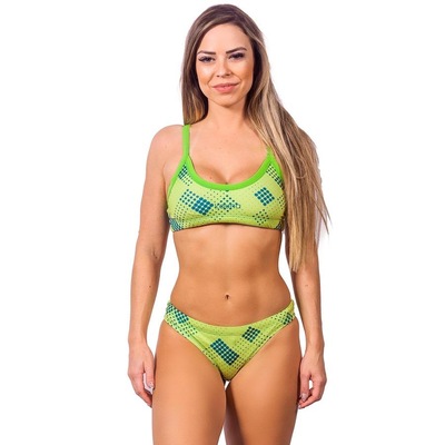 Sunkini Kauna Fluor Dots Proteção UV50+ - Feminino - Foto 1