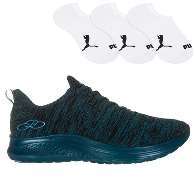 Kit Tênis Olympikus 155 G Ultraleve + 3 Pares de Meia Puma - Masculino - Foto 1