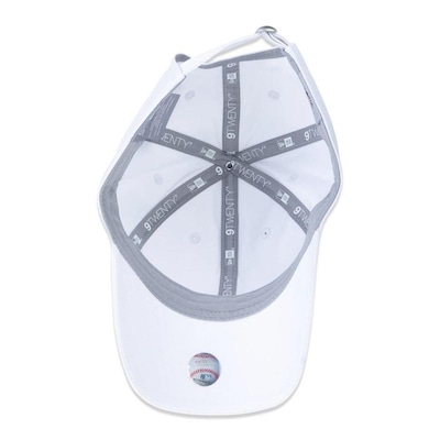 Boné Aba Curva New Era Los Angeles Dodgers 920 ST Permanente Branco - Strapback - Adulto - Foto 5