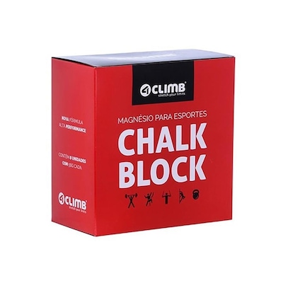 Kit Carbonato de Magnésio em Barra 4Climb Chalk Block 56g - 3 unidades - Foto 2