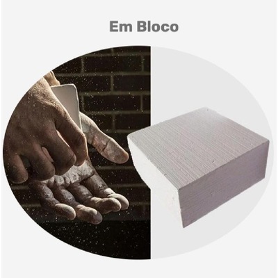 Kit Carbonato de Magnésio em Barra 4Climb Chalk Block 56g - 3 unidades - Foto 4