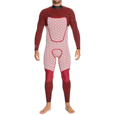Long John Quiksilver 3/2 Marathon Sessions Chest Zip - Masculino - Foto 3